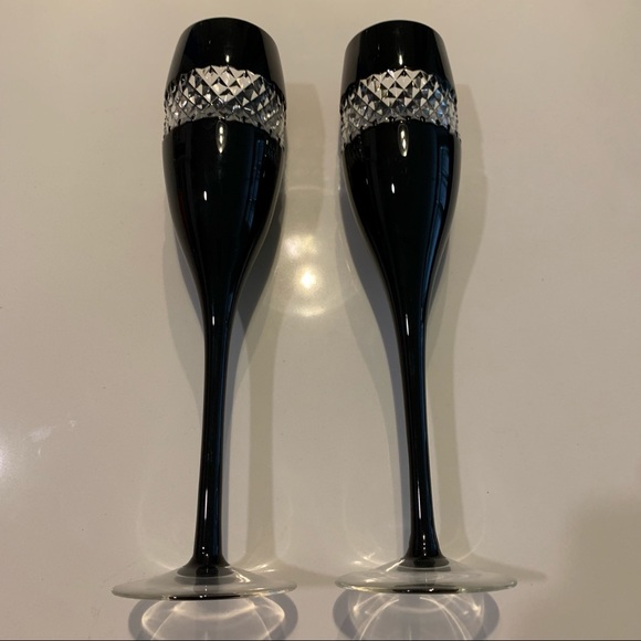 Set of 2- Waterford Crystal Champagne glasses - Picture 6 of 8